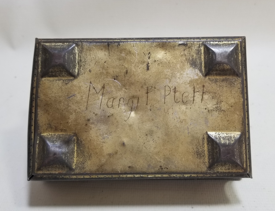 EL YAPIMI ANTİKA PUL KUTUSU