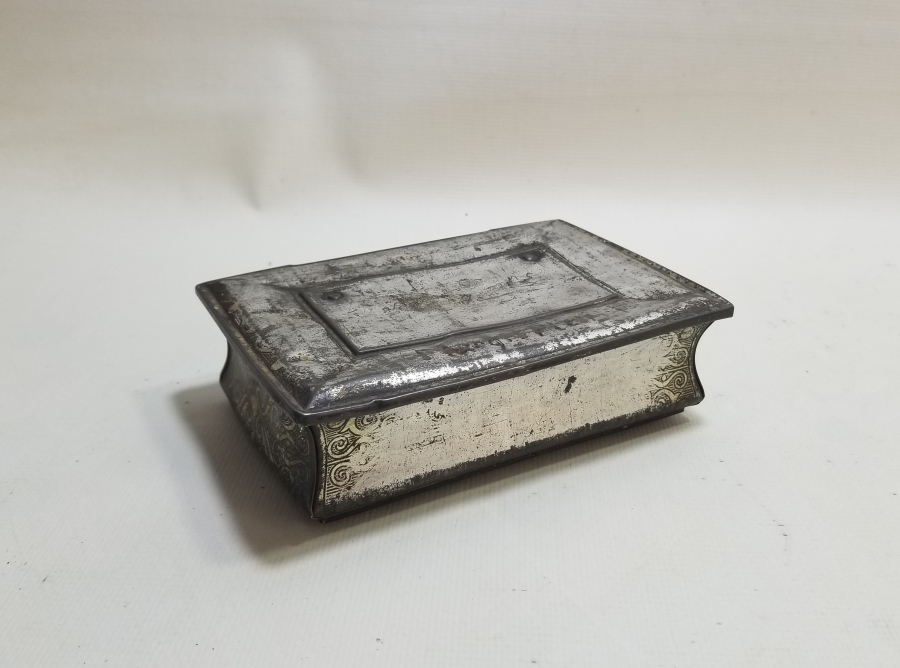 EL YAPIMI ANTİKA PUL KUTUSU