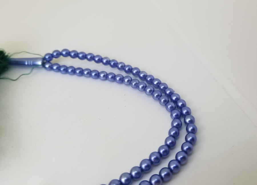 ORİJİNAL PÜSKÜLÜYLE OSMANLI DÖNEMİ NADİR RENKTE BEYKOZ 99LUK NAMAZ TESPİHİ