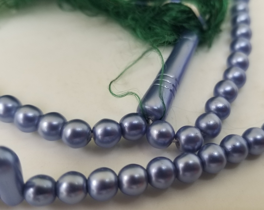 ORİJİNAL PÜSKÜLÜYLE OSMANLI DÖNEMİ NADİR RENKTE BEYKOZ 99LUK NAMAZ TESPİHİ