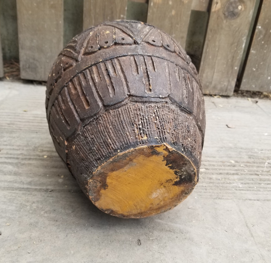 NADİR TİPTE KABARTMA İŞÇİLİKLİ OSMANLI DÖNEMİ TEKKE İŞİ TOKAT TESTİ