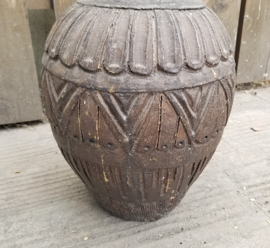 NADİR TİPTE KABARTMA İŞÇİLİKLİ OSMANLI DÖNEMİ TEKKE İŞİ TOKAT TESTİ