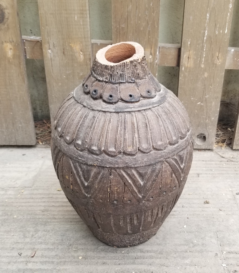 NADİR TİPTE KABARTMA İŞÇİLİKLİ OSMANLI DÖNEMİ TEKKE İŞİ TOKAT TESTİ