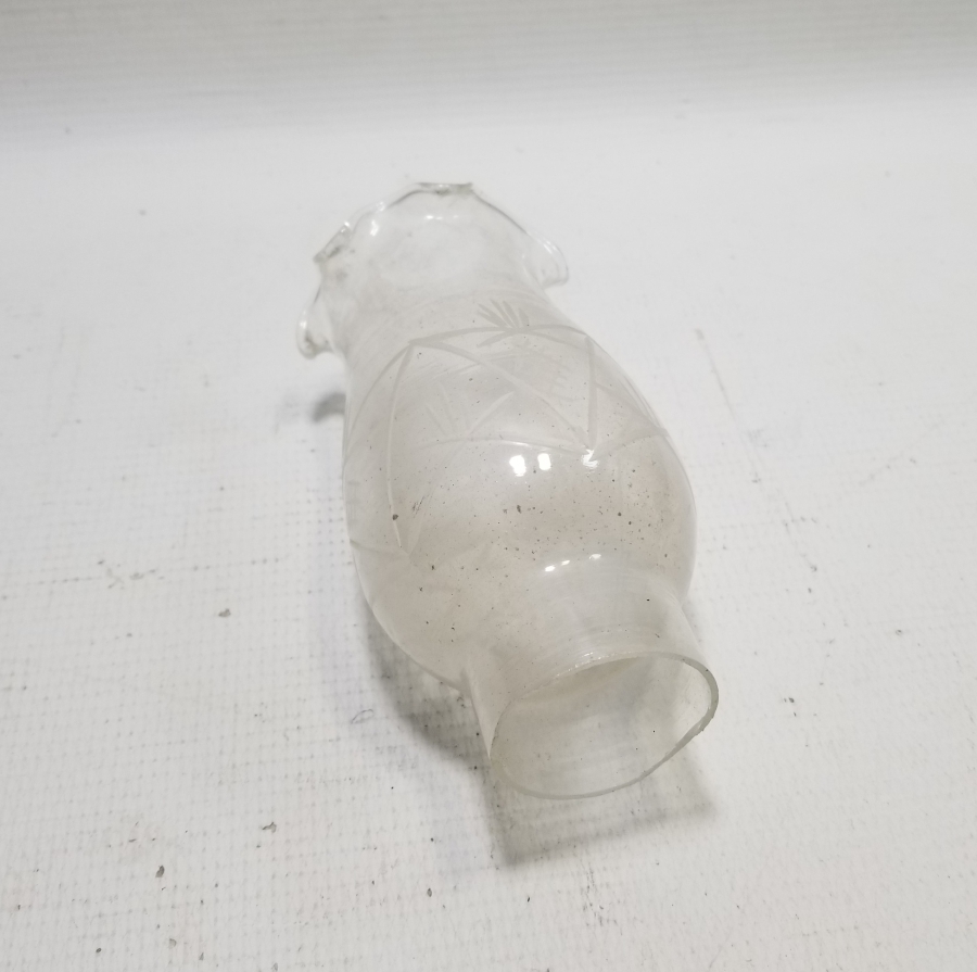 KRİSTAL KESME İŞÇİLİKLİ OSMANLI DÖNEMİ NADİR GAZ LAMBASI BACASI