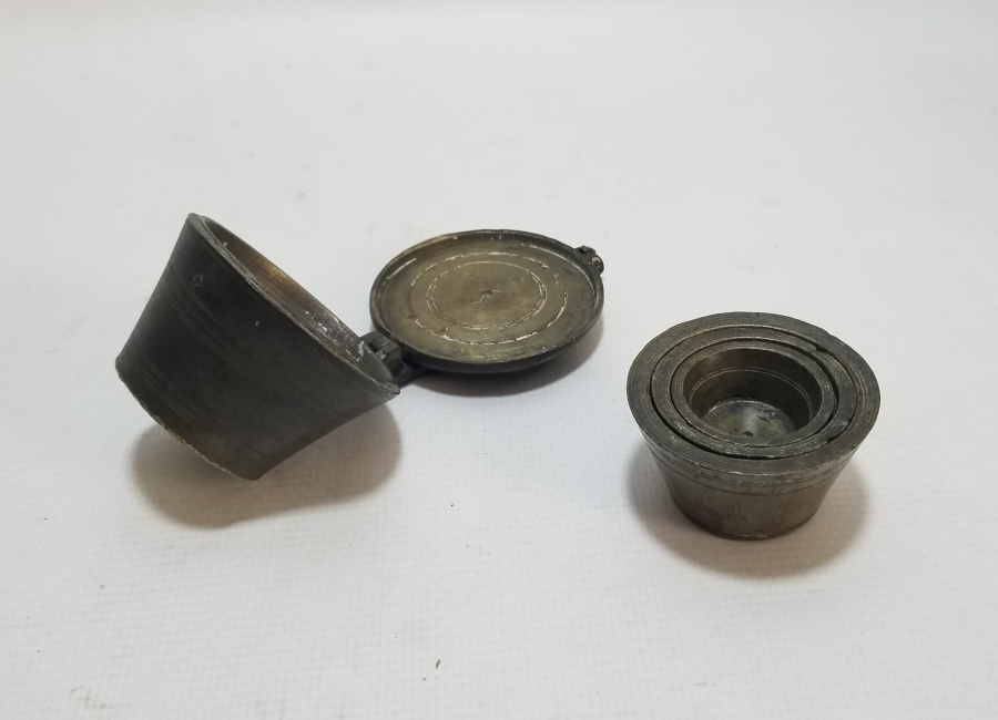 OSMANLI DÖNEMİ BRONZ KUYUMCU POTASI TAKIMI