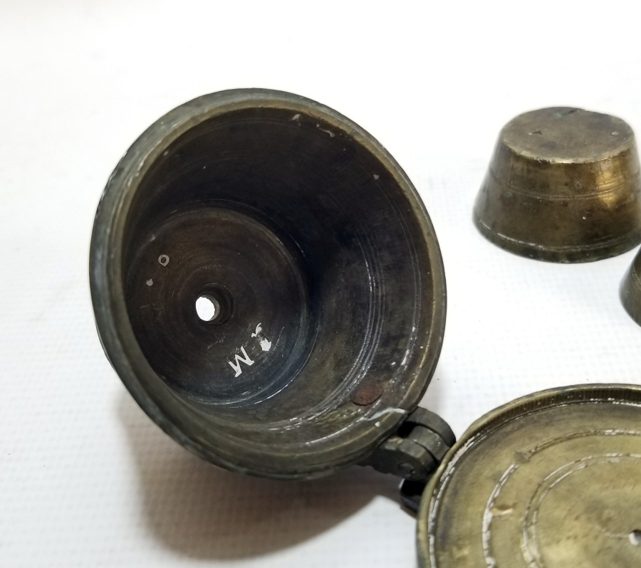 OSMANLI DÖNEMİ BRONZ KUYUMCU POTASI TAKIMI