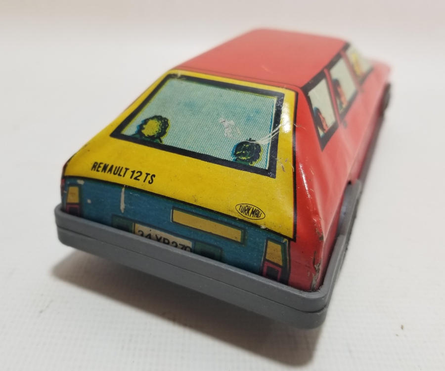 GÜREL MARKA YERLİ YAPIM ANTİKA OYUNCAK ARABA