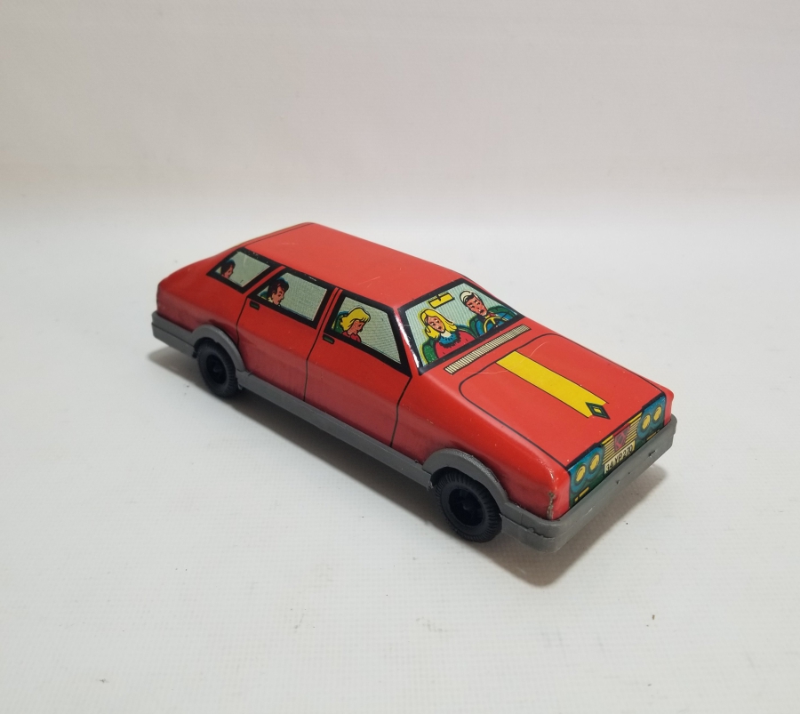 GÜREL MARKA YERLİ YAPIM ANTİKA OYUNCAK ARABA