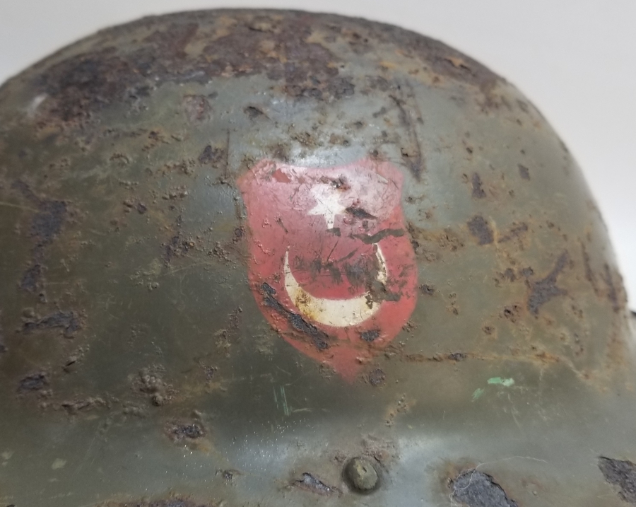 ÜZERİ AY YILDIZLI ÇOK NADİR KORE SAVAŞI TÜRK TUGAYI ASKER MİĞFERİ