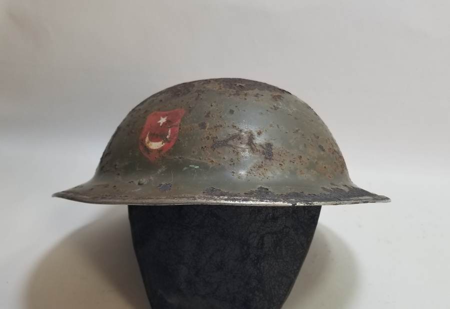 ÜZERİ AY YILDIZLI ÇOK NADİR KORE SAVAŞI TÜRK TUGAYI ASKER MİĞFERİ