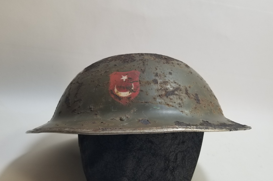 ÜZERİ AY YILDIZLI ÇOK NADİR KORE SAVAŞI TÜRK TUGAYI ASKER MİĞFERİ