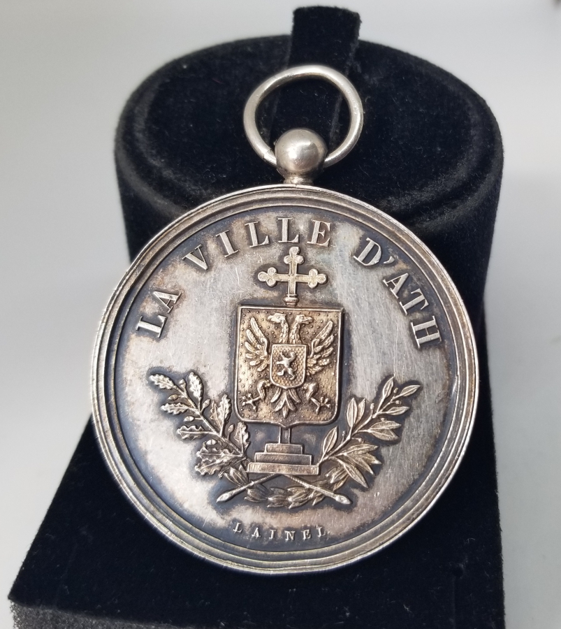 1880 TARİHLİ AVRUPA GÜMÜŞ MADALYA