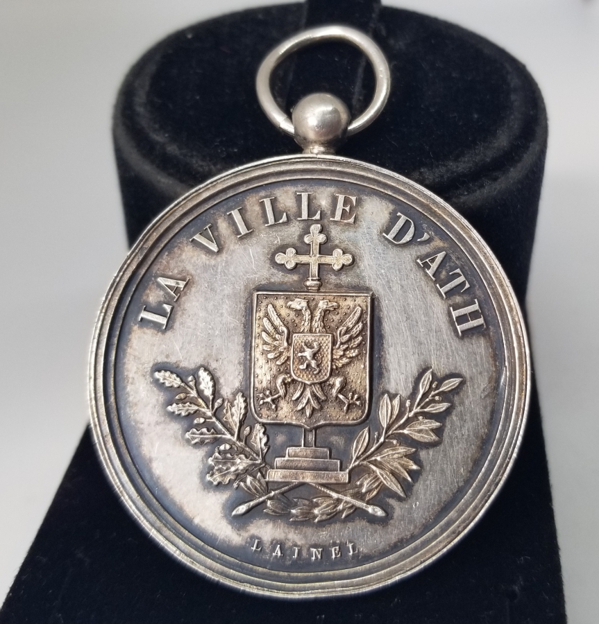 1880 TARİHLİ AVRUPA GÜMÜŞ MADALYA