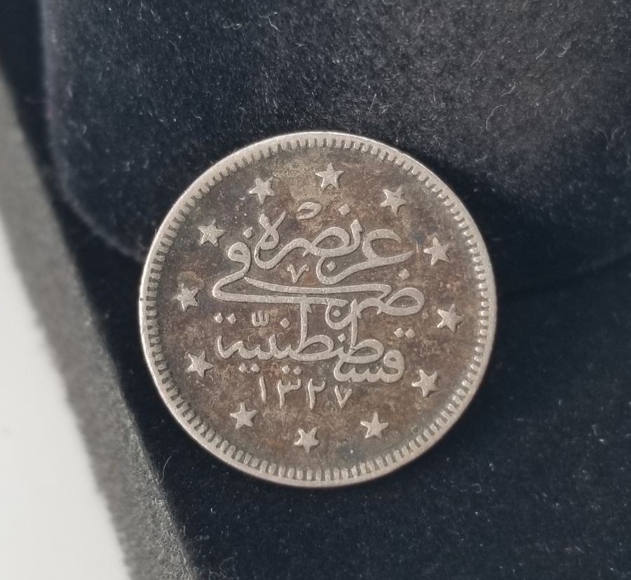 SULTAN MEHMET REŞAT HAN DÖNEMİ GÜMÜŞ 2 KURUŞ MECİDİYE