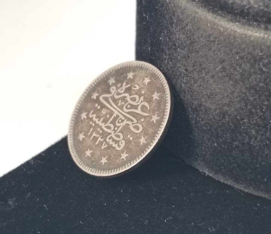 SULTAN MEHMET REŞAT HAN DÖNEMİ GÜMÜŞ 2 KURUŞ MECİDİYE