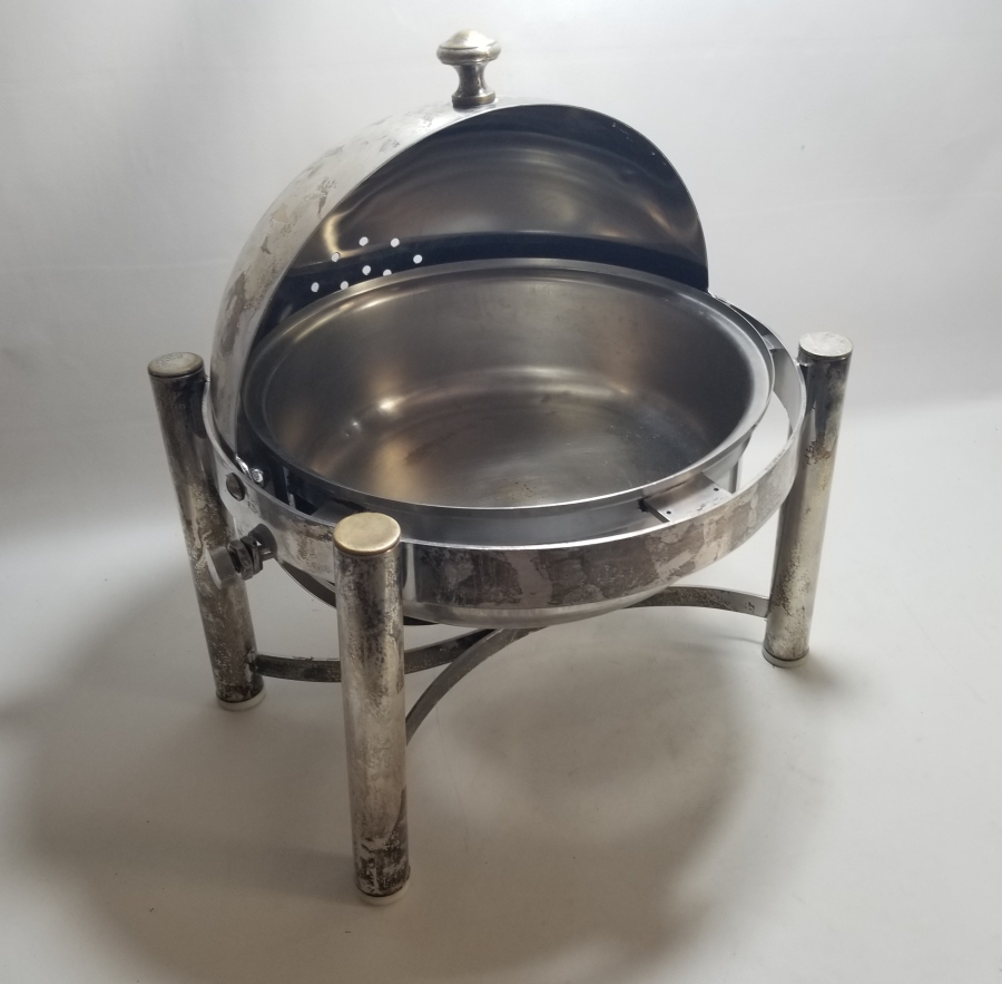 GÜMÜŞ KAPLAMA BÜYÜK BOY ANTİKA RECHAUD - İKRAMLIK