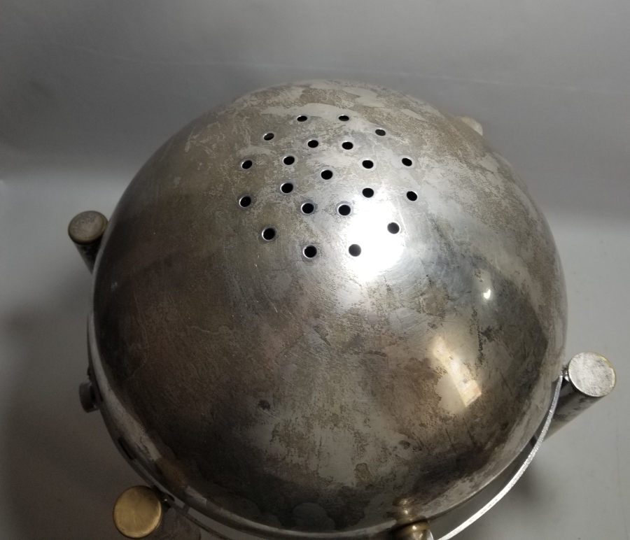 GÜMÜŞ KAPLAMA BÜYÜK BOY ANTİKA RECHAUD - İKRAMLIK