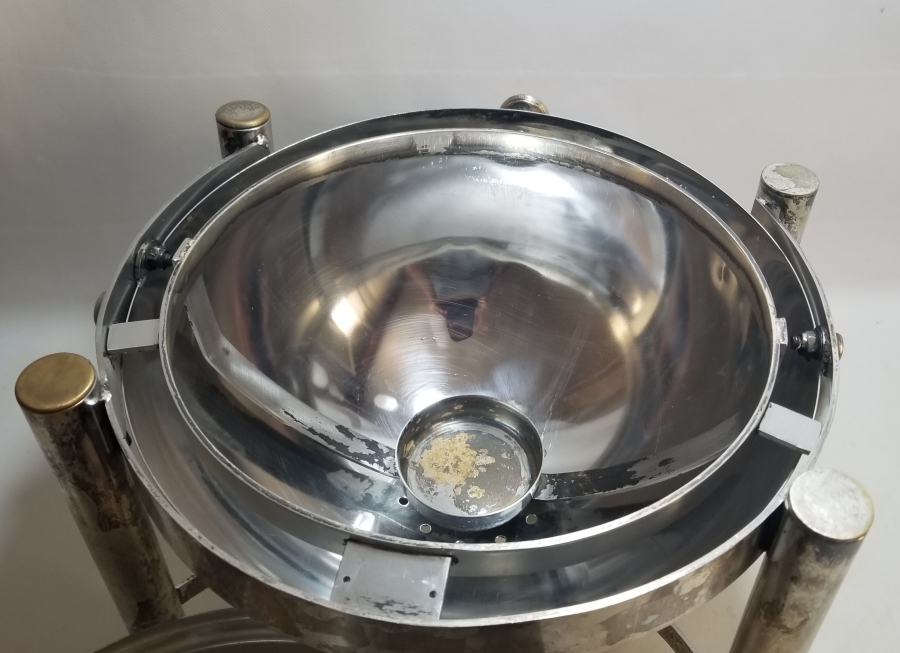 GÜMÜŞ KAPLAMA BÜYÜK BOY ANTİKA RECHAUD - İKRAMLIK