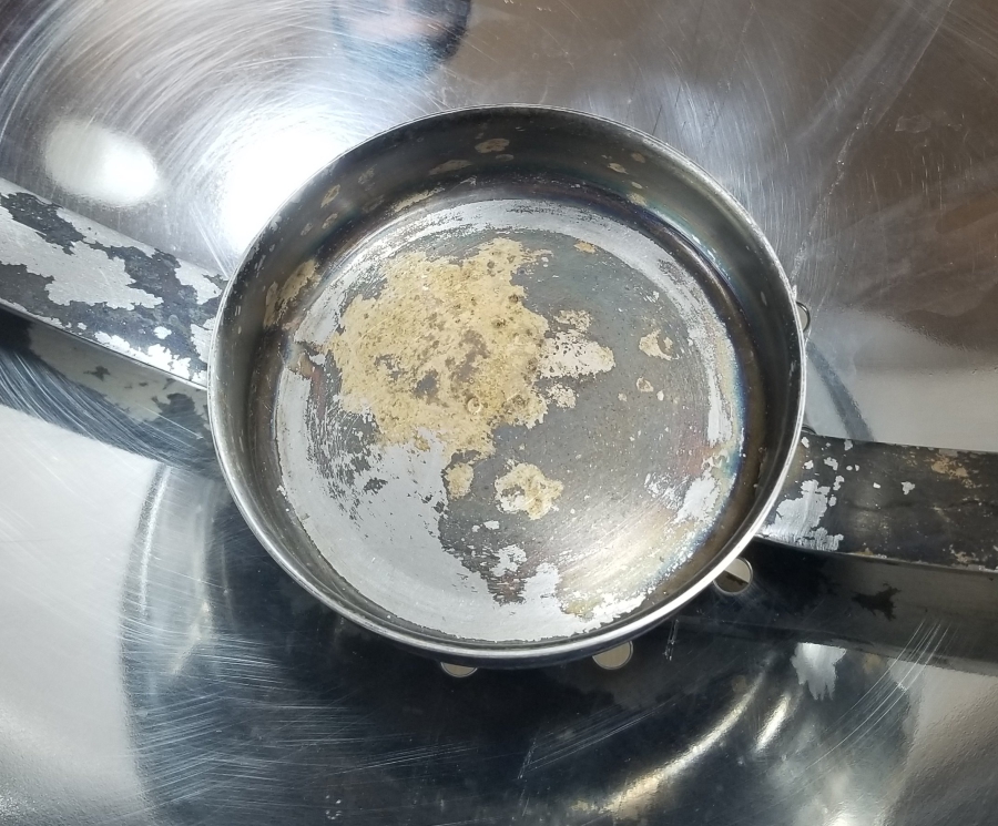 GÜMÜŞ KAPLAMA BÜYÜK BOY ANTİKA RECHAUD - İKRAMLIK