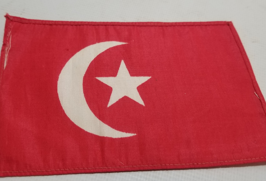 1920 YILI PASİFİK TİCARET FUARI İÇİN ÖZEL YAPILMIŞ OSMANLI DÖNEMİ NADİR BAYRAK