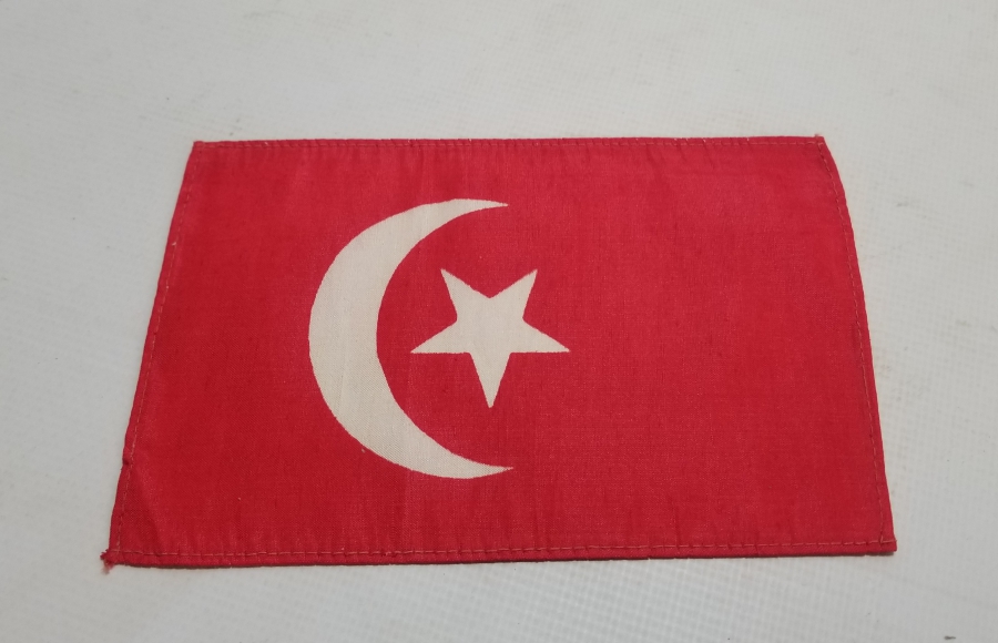 1920 YILI PASİFİK TİCARET FUARI İÇİN ÖZEL YAPILMIŞ OSMANLI DÖNEMİ NADİR BAYRAK