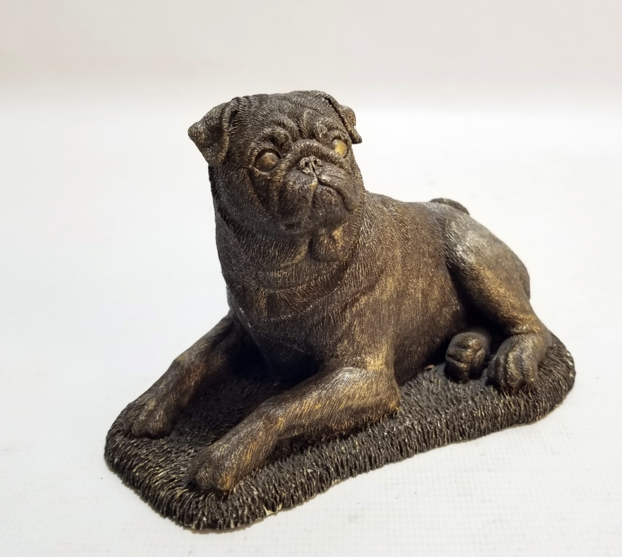 SANATÇI İMZALI ALÇI KÖPEK FİGÜRÜ