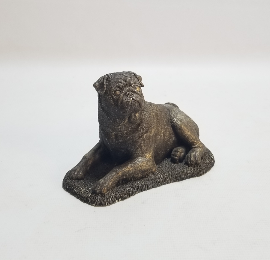 SANATÇI İMZALI ALÇI KÖPEK FİGÜRÜ