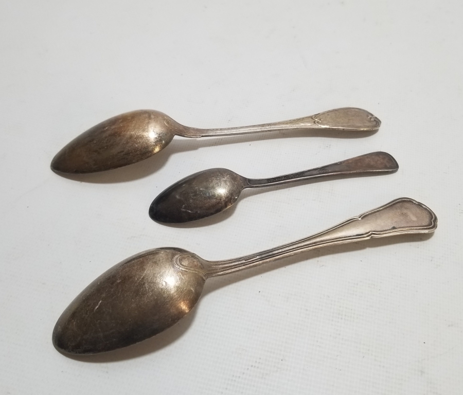 GÜMÜŞ KAPLAMA ANTİKA KAŞIK LOTU