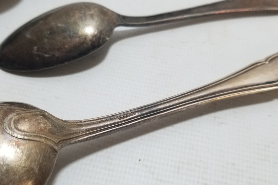 GÜMÜŞ KAPLAMA ANTİKA KAŞIK LOTU