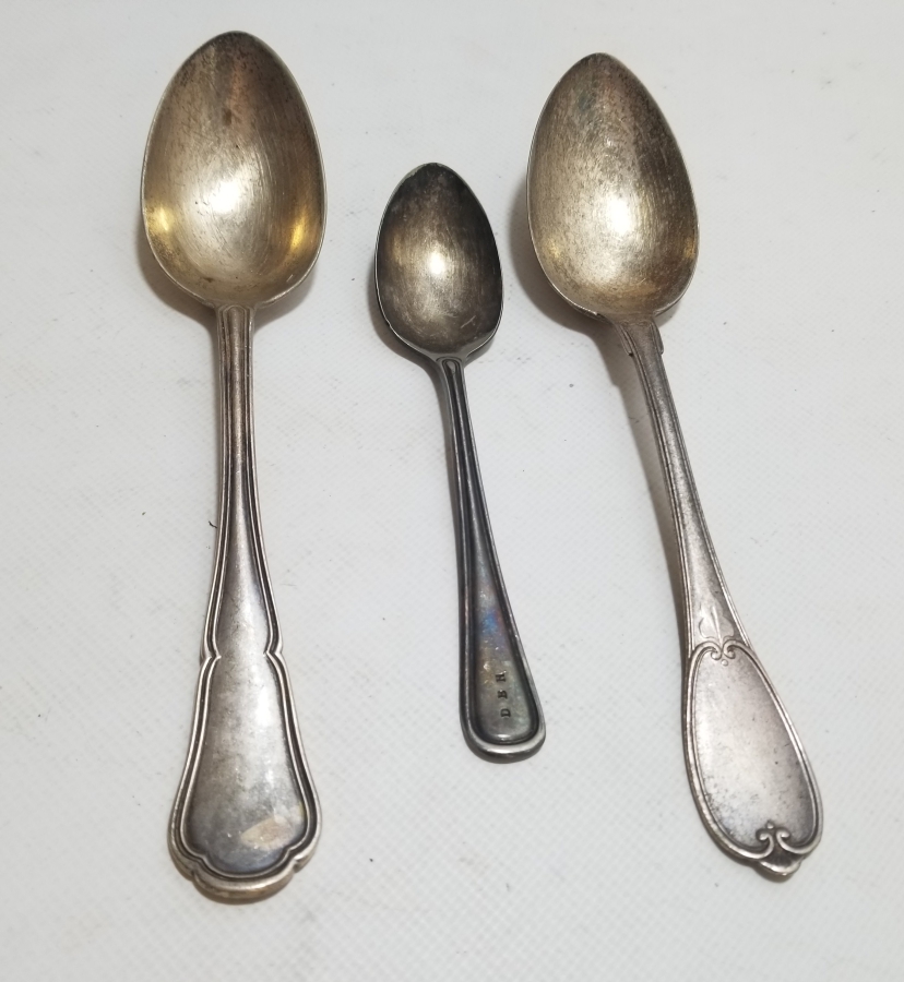 GÜMÜŞ KAPLAMA ANTİKA KAŞIK LOTU