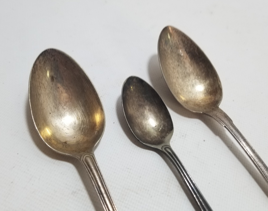 GÜMÜŞ KAPLAMA ANTİKA KAŞIK LOTU