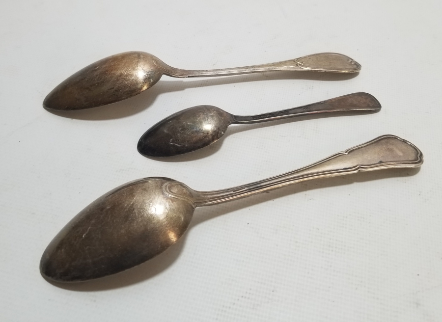 GÜMÜŞ KAPLAMA ANTİKA KAŞIK LOTU