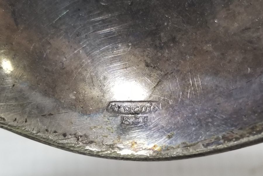 KABARTMA İŞÇİLİKLİ GÜMÜŞ KAPLAMA ANTİKA FRANSIZ KAŞIK TAKIMI