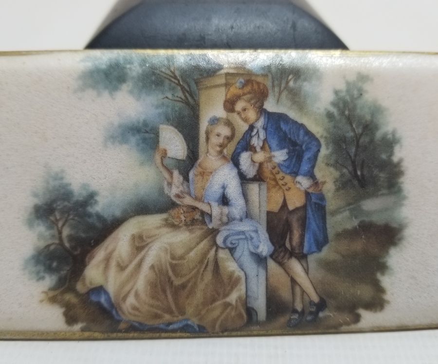 ANTİKA EMAYE FRANSIZ MİNİ PANO