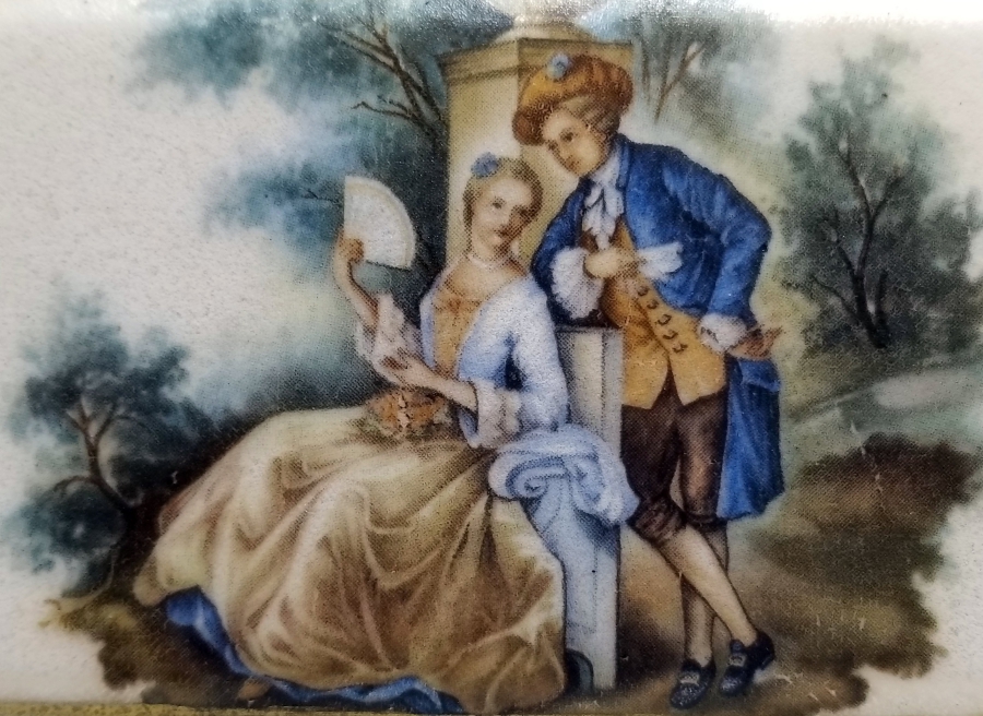 ANTİKA EMAYE FRANSIZ MİNİ PANO