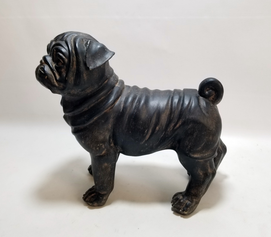 KABARTMA İŞÇİLİKLİ ANTİKA BAKALİT KÖPEK FİGÜRÜ
