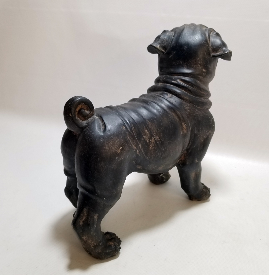 KABARTMA İŞÇİLİKLİ ANTİKA BAKALİT KÖPEK FİGÜRÜ