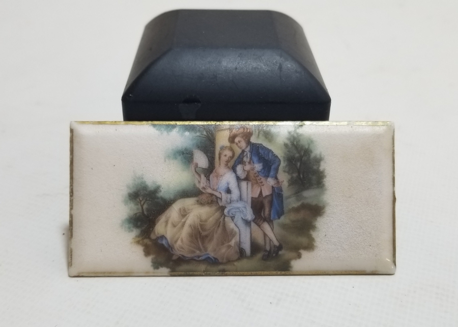 ANTİKA EMAYE FRANSIZ MİNİ PANO