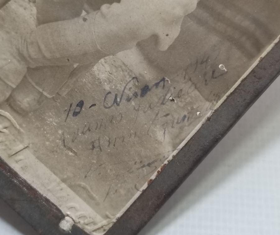 ORİJİNAL ÇERÇEVESİNDE ANTİKA ASKER FOTOĞRAFI