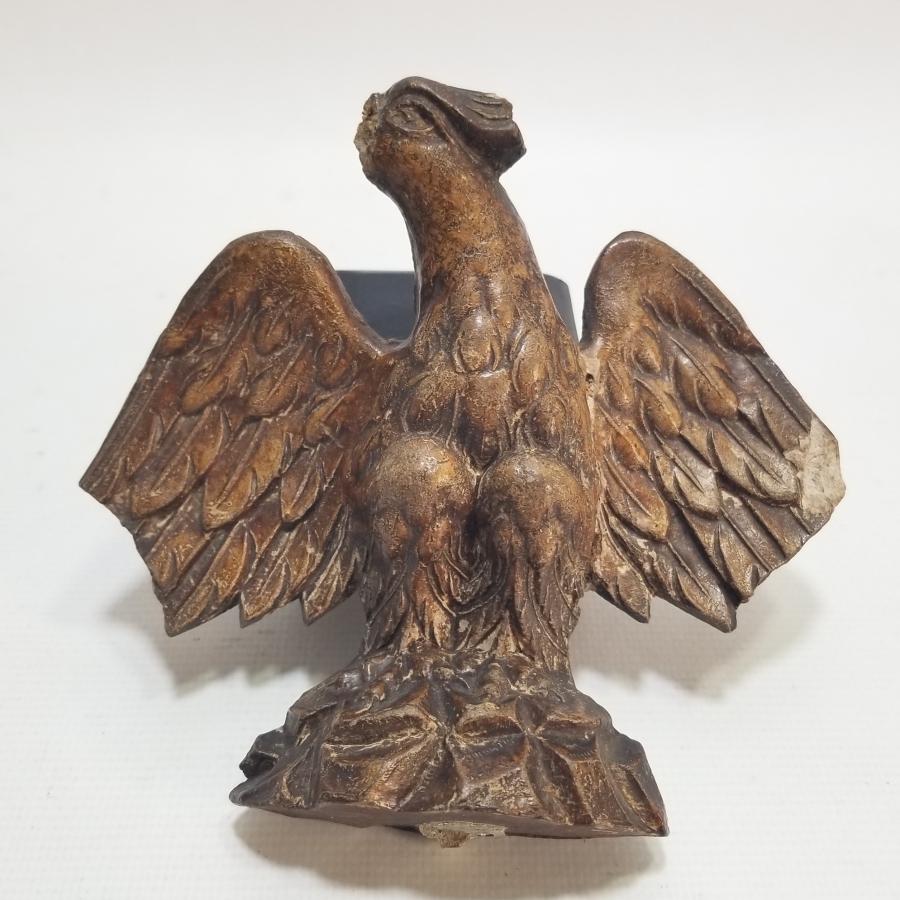 OSMANLI DÖNEMİ EL OYMA İŞÇİLİKLİ AHŞAP KARTAL FİGÜRÜ