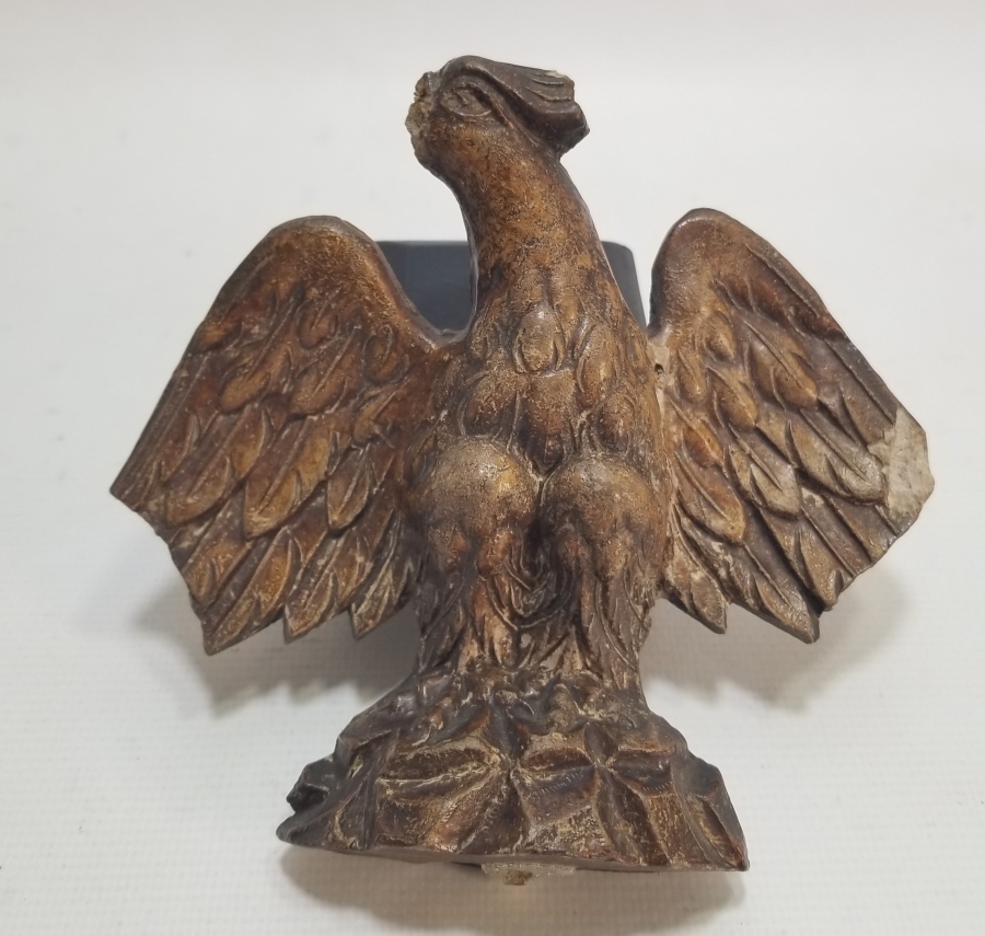 OSMANLI DÖNEMİ EL OYMA İŞÇİLİKLİ AHŞAP KARTAL FİGÜRÜ