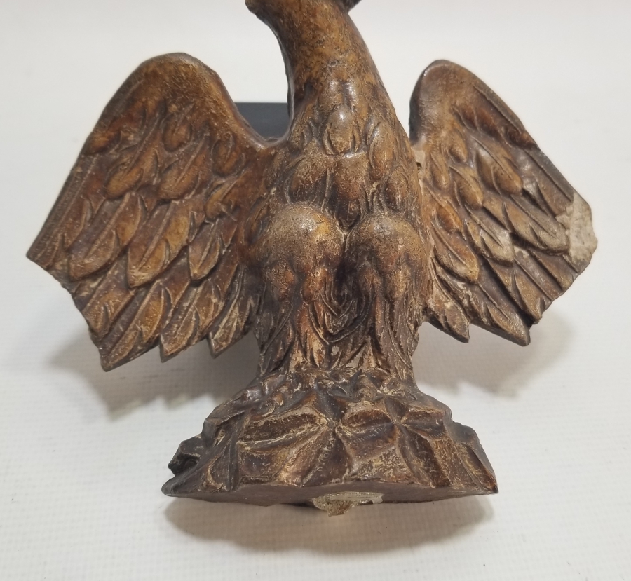 OSMANLI DÖNEMİ EL OYMA İŞÇİLİKLİ AHŞAP KARTAL FİGÜRÜ