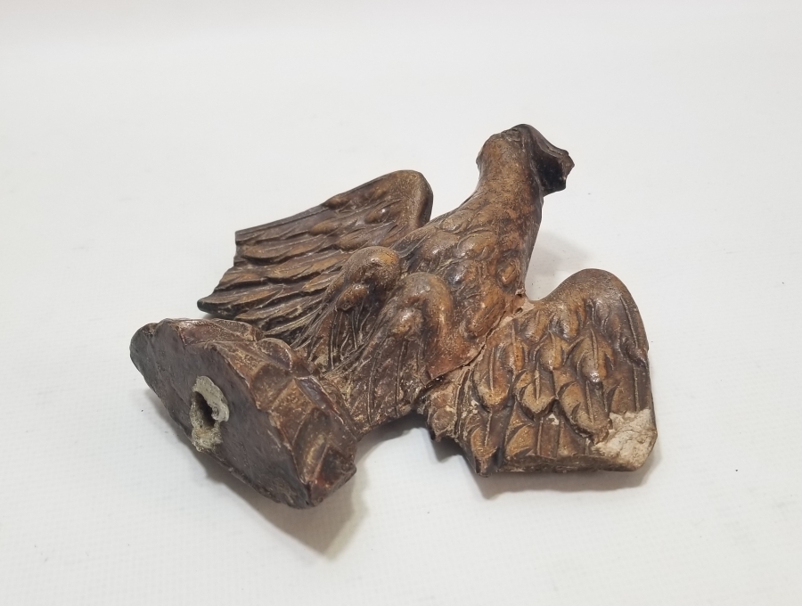 OSMANLI DÖNEMİ EL OYMA İŞÇİLİKLİ AHŞAP KARTAL FİGÜRÜ