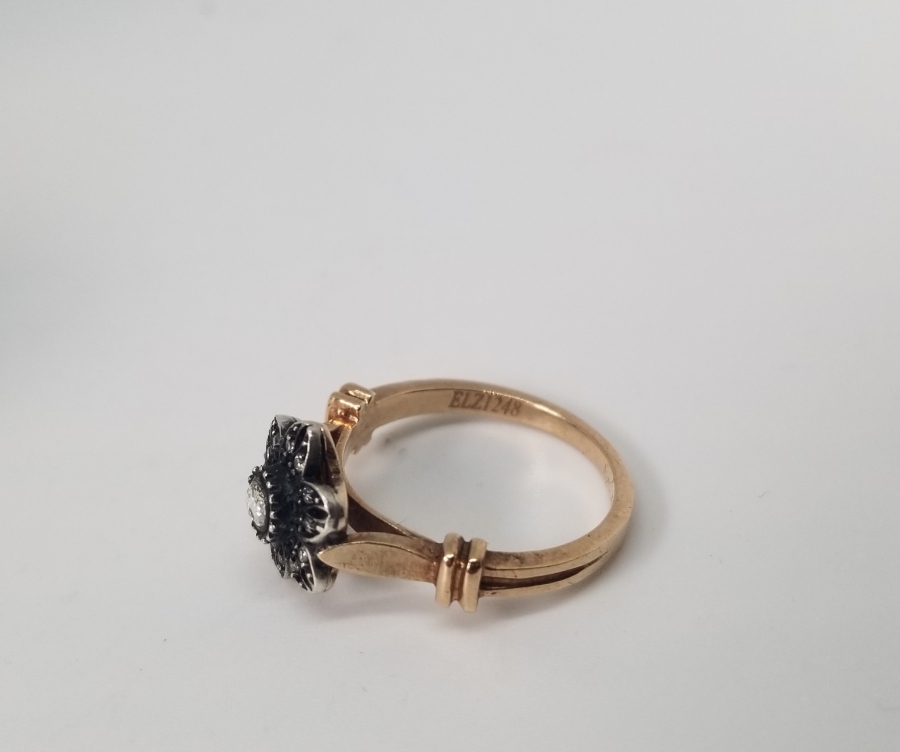 ÖZEL KESİM ELMASLI ALTIN YÜZÜK