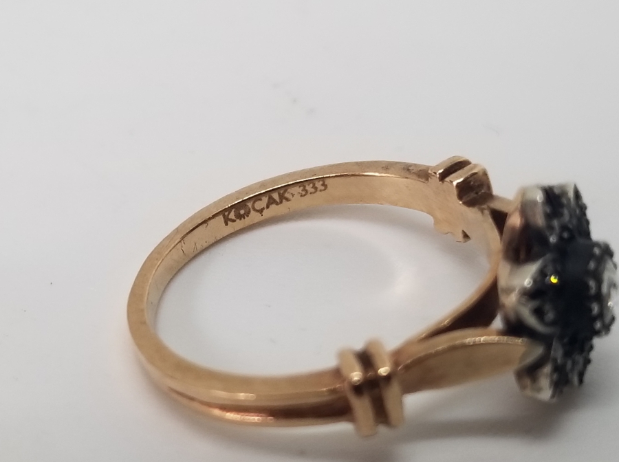 ÖZEL KESİM ELMASLI ALTIN YÜZÜK