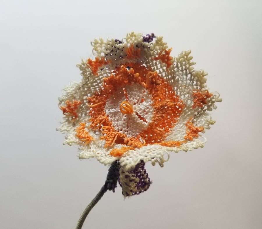 OSMANLI DÖNEMİ İĞNE OYALI KOZAK YÖRESİ NADİR GELİN ÇİÇEĞİ