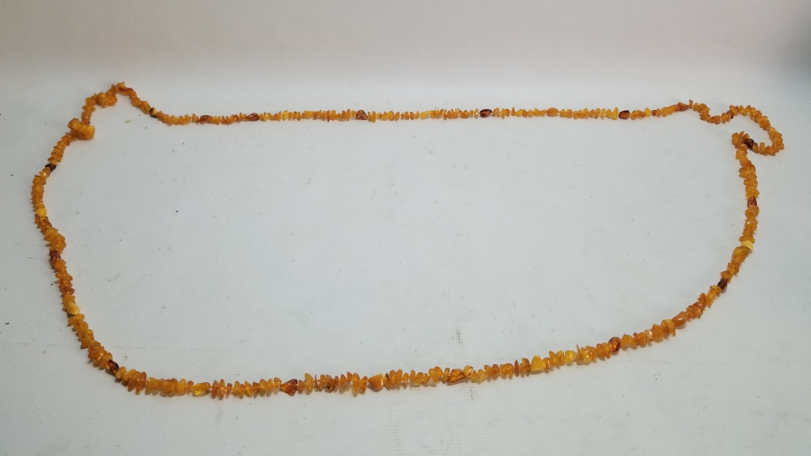 BÜYÜK BOY NADİR RENKTE DAMLA KEHRİBAR GERDANLIK