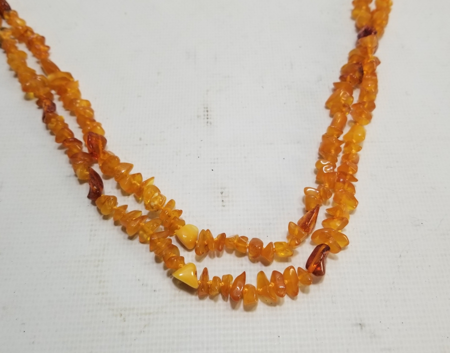 BÜYÜK BOY NADİR RENKTE DAMLA KEHRİBAR GERDANLIK