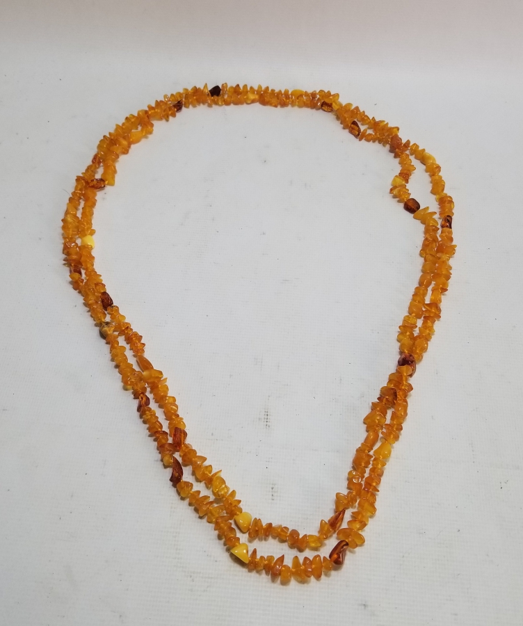 BÜYÜK BOY NADİR RENKTE DAMLA KEHRİBAR GERDANLIK