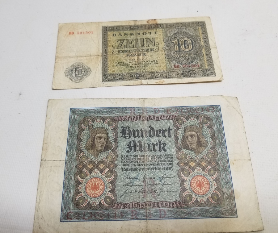 ORİJİNAL KAĞIT ALMAN PARALARI LOTU